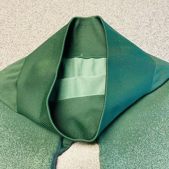 Gymshark Adapt Ombre Seamless Cycling Shorts Green / Light Green Size Small - Picture 4 of 9